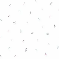 NAP451 | Carta da parati note musicali - Col. 2
